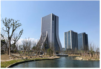 公司位于前洋经济开发区内地标性建筑:宁波企协大厦